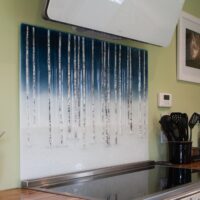 Winter Birches Wall Art or splashback - Image 2