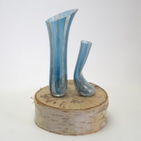 Winter Birches - pair of vases and stand - Image 4