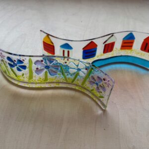 sue tinkler art glass wave